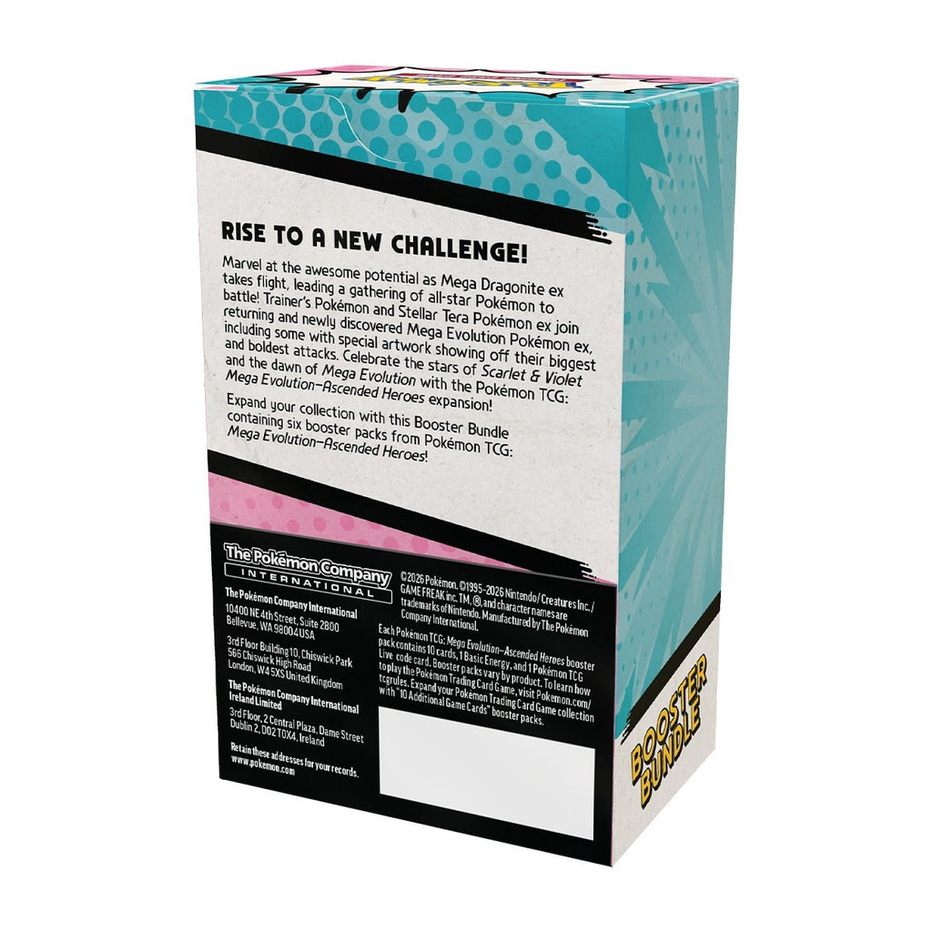 Pokémon TCG: Mega Evolution - Ascended Heroes Booster Bundle (6 Packs) ENG